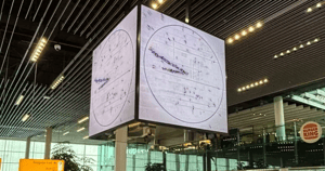 Econocom brengt The People’s Clock op Schiphol tot leven